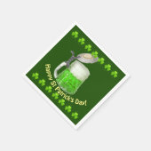 Green Beer St Patrick's Day Servet (Hoek)