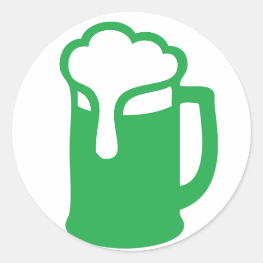 Green Beer Sticker (Voorkant)