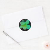 Green Begonia  Sticker (Envelop)