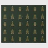 Green Bell kerstboom inpakpapier (Vlak)