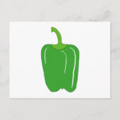 Green Bell Pepper. Heel erg. Briefkaart (Voorkant)