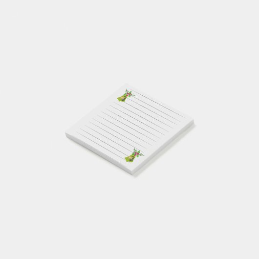 Green Bell Post-it Notes (Schuin)