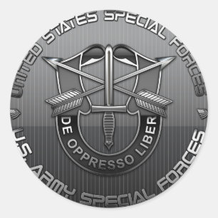 Green Berets DUI Special Edition Ronde Sticker