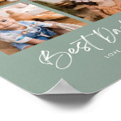 Green Best Dad Ever Four Foto Poster (Hoek)