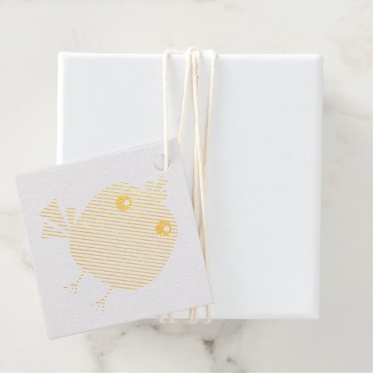 Green Bird Bedankjes Labels (Met doos)