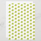 Green Bird Cartoon (Voorkant / Achterkant)