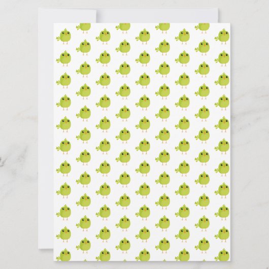 Green Bird Cartoon (Voorkant)