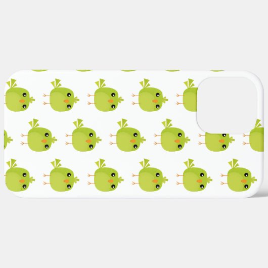 Green Bird Cartoon Case-Mate iPhone Case (Achterkant (horizontaal))