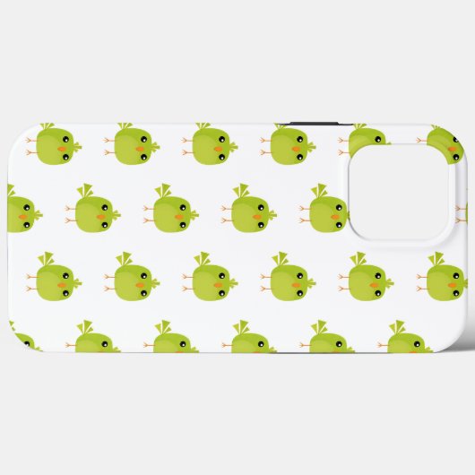 Green Bird Cartoon Case-Mate iPhone Case (Achterkant (horizontaal))