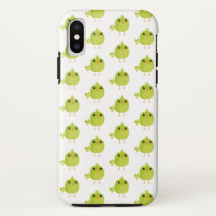 Green Bird Cartoon Case-Mate iPhone Case
