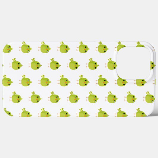 Green Bird Cartoon Case-Mate iPhone Case (Achterkant (horizontaal))
