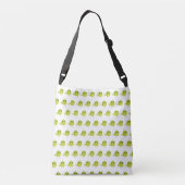 Green Bird Cartoon Crossbody Tas (Achterkant)