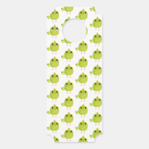 Green Bird Cartoon Deurhanger