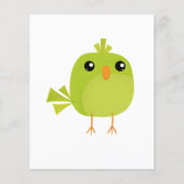 Green Bird Cartoon Flyer (Voorkant)