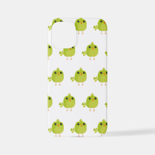 Green Bird Cartoon iPhone 12 Mini Hoesje