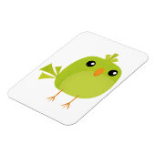 Green Bird Cartoon Magneet (Linkerzijde)