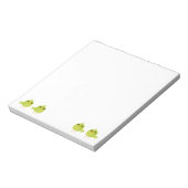 Green Bird Cartoon Notitieblok (Linkerzijde)