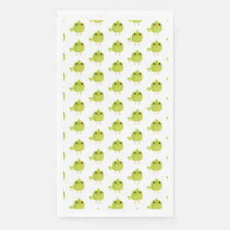 Green Bird Cartoon Servet