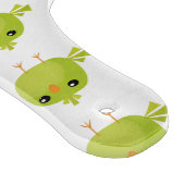 Green Bird Cartoon Snijplank (Hoek)
