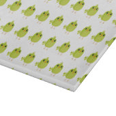 Green Bird Cartoon Snijplank (Hoek)