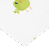 Green Bird Cartoon Tafelkleed (Gekanteld)