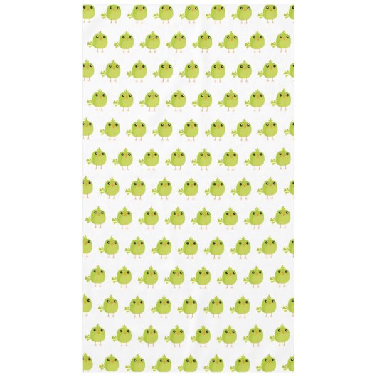 Green Bird Cartoon Tafelkleed (Voorkant)