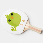 Green Bird Cartoon Tafeltennisbatje (Zijkant)