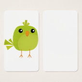 Green Bird Cartoon Visitekaartje (Voorkant /achterkant)