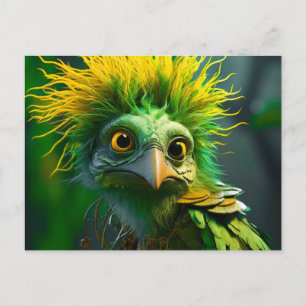 Green Bird Feestdagenkaart