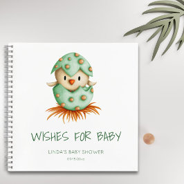 Green Bird Hatching Baby shower Wensen voor Baby Notitieboek