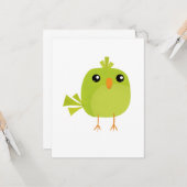 Green Bird Kaart (Voorkant / Achterkant in situ)