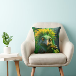 Green Bird Kussen