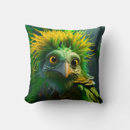 Green Bird Kussen