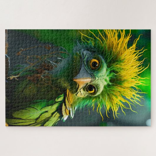 Green Bird Legpuzzel (Horizontaal)
