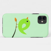 Green Bird on Branch Case-Mate iPhone Case (Achterkant (horizontaal))