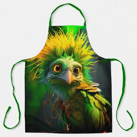 Green Bird Schort (Voorkant)