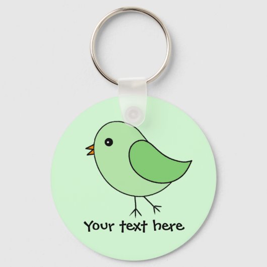 Green Bird Sleutelhanger (Voorkant)