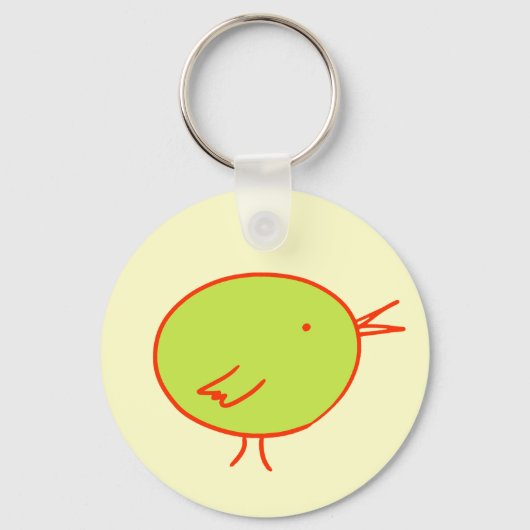 Green Bird Sleutelhanger (Voorkant)