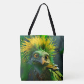 Green Bird Tote Bag (Voorkant)