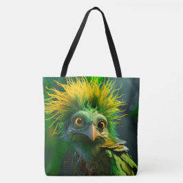 Green Bird Tote Bag