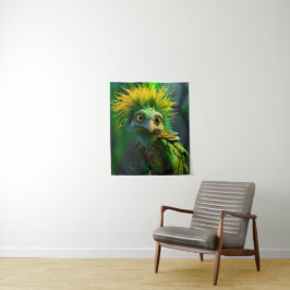 Green Bird Wandkleed