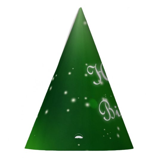 Green Birthday Feesthoedjes (Links)