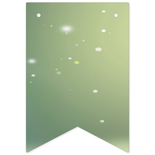 Green Birthday Party Vlaggetjes (Eerste vlag)