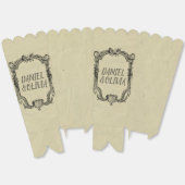 Green Black Classic Wedding Bedankdoosjes (Ongevouwen)