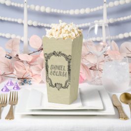 Green Black Classic Wedding Bedankdoosjes