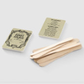 Green Black  Classic Wedding Handwaaier (Niet-gemonteerd)