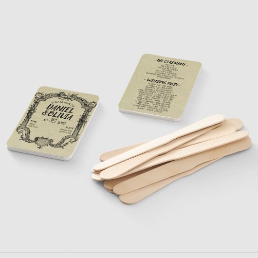 Green Black  Classic Wedding Handwaaier (Niet-gemonteerd)