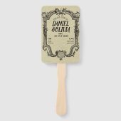 Green Black  Classic Wedding Handwaaier (Voorkant)