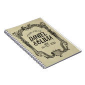 Green Black  Classic Wedding Notitieboek (Rechterzijde)