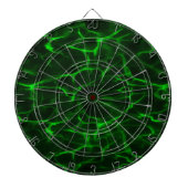 Green Black Energy Field Dartboard Dartbord (Voorkant)